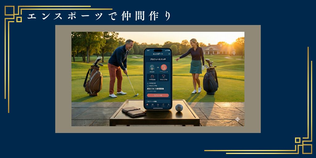 エンスポーツで仲間作り