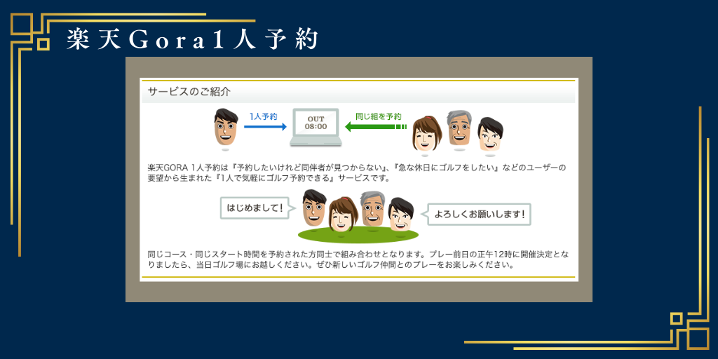 楽天Gora1人予約