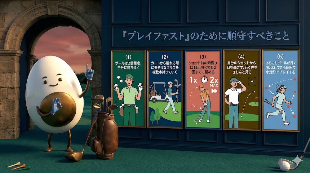 プレイファストのために遵守すべきこと