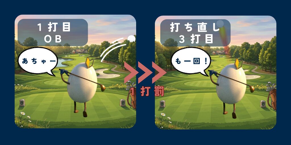 OB後の打ち直し