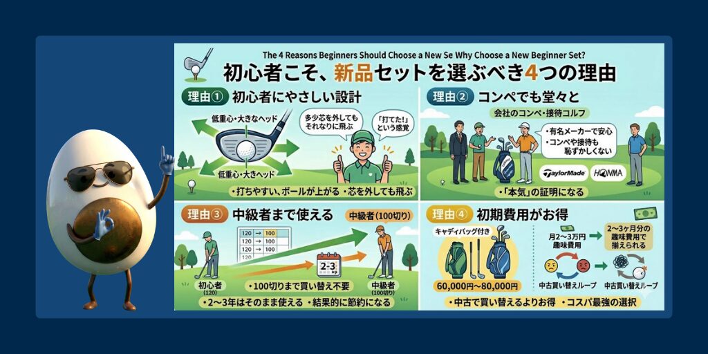 有名メーカーの”新品”初心者セットをおすすめする４つの理由