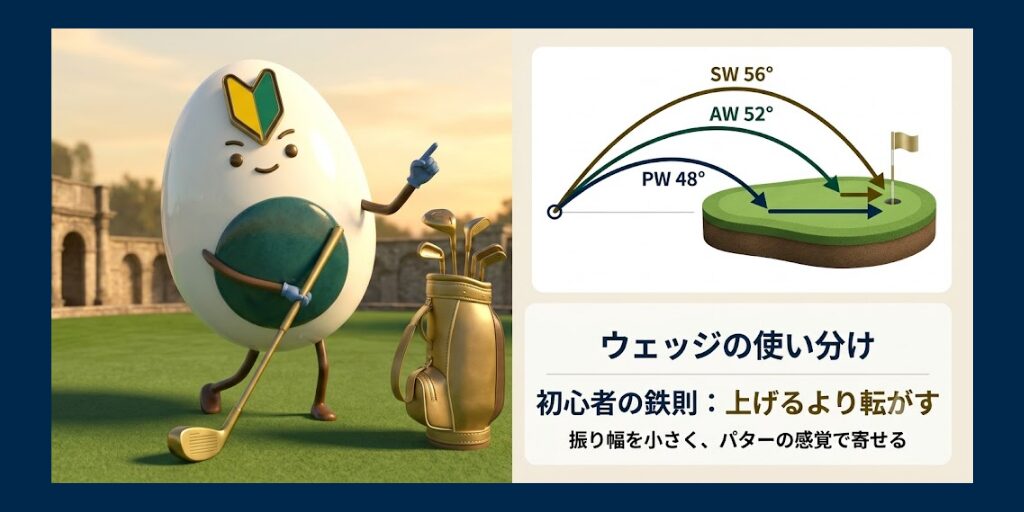 ウェッジの使い分け