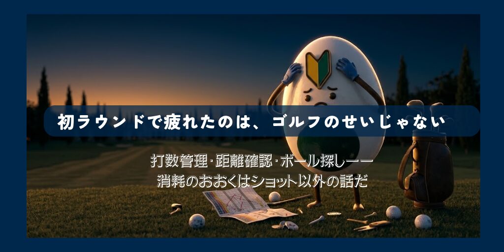 初ラウンドで疲れたのはゴルフのせいじゃない