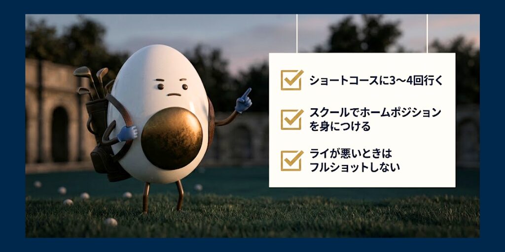 本コースデビュー前にやっておくべきこと